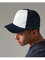 Beechfield B 645 5 panelová kšiltovka Vintage Trucker 53.0645 orange/white