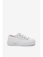 Dětské Mládežnické Tenisky LEE ISLA C LOW JR 50251058 Bílé