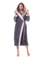 Dlouhý dámský župan L&L 9145 Hft M-2XL