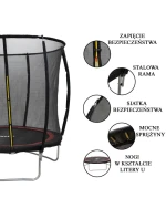 DUNLOP PREMIUM TRAMPOLÍNA S VNITŘNÍM MESH SYSTÉMEM fi244cm DUNLOP PREMIUM TRAMPOLÍNA S VNITŘNÍM MESH SYSTÉMEM fi244cm