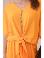 Souprava halenky a kalhot jasně oranžová Souprava halenky a kalhot jasně oranžová