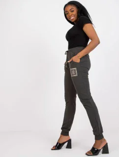 Tepláky RV DR 7284.43 tmavá khaki