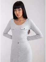 Šaty RV SK 7437.67 světle šedá