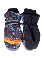 Yoclub Dětské zimní lyžařské rukavice REN-0221C-A110 Vícebarevné