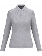 Kariban K 244 Dámské piqué polo s dlouhým rukávem 20.K244 oxford grey Kariban K 244 Dámské piqué polo s dlouhým rukávem 20.K244 oxford grey
