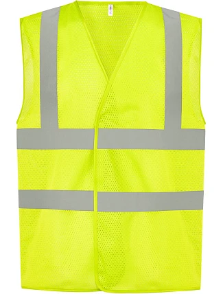 Yoko HVW 120 Hi-Vis síťovaná bezpečnostní vesta 79.W120 hi vis yellow Yoko HVW 120 Hi-Vis síťovaná bezpečnostní vesta 79.W120 hi vis yellow