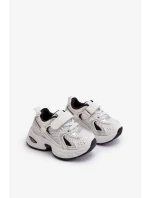 Dětské tenisky na suchý zip bílá a černá Ephona Dětské tenisky na suchý zip bílá a černá Ephona