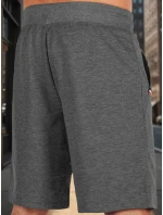Pánské tmavě šedé teplákové kraťasy FashionStreet SX2487