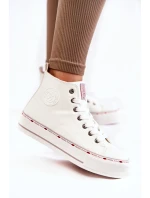 Dámské vysoké Zateplené tenisky Cross Jeans KK2R4044C Bílé