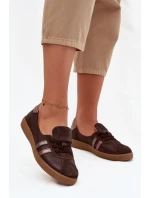 Kožené semišové dámské polobotky typu barefoot Zazoo N1341 čokoládové Kožené semišové dámské polobotky typu barefoot Zazoo N1341 čokoládové