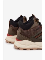 Pánské trekingové boty Wrangler West Men Mid – tmavě zelené