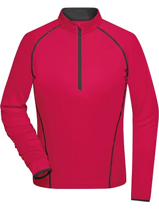 Daiber JN 497 Dámské funkční tričko s dlouhým rukávem 02.0497 bright pink/titan Daiber JN 497 Dámské funkční tričko s dlouhým rukávem 02.0497 bright pink/titan