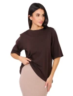 Tričko RV TS A1089.87 tmavě hnědé