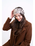 Art Of Polo 23472 Fuzzy Leopard dámská čelenka