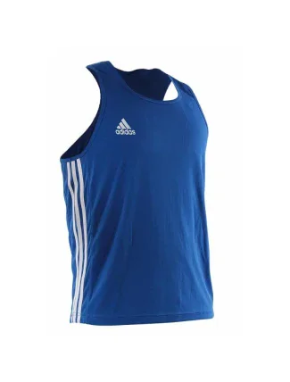 Adidas Boxing Top modré tričko Adidas Boxing Top modré tričko