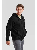 Fruit of the Loom Classic Hooded Sweat Jacket Mikina s kapucí 16.2062 black