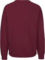 Neutral O 63001 Unisex raglánová mikina z bio bavlny 77.6301 bordeaux