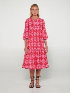 Vamp - Dlouhý vyšívaný kaftan 20452 - Vamp