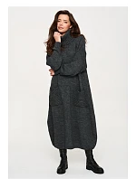Dámské šaty oversize model 232054 Makadamia Dámské šaty oversize model 232054 Makadamia