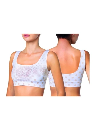 Dámský Crop Top Meméme Polka Dot Chamomile Dámský Crop Top Meméme Polka Dot Chamomile
