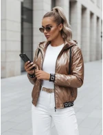 Dámský bomber BOMBESS beige FashionStreet TY4913