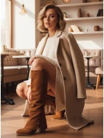 Dámské semišové velbloudí boty FashionStreet ZY1309