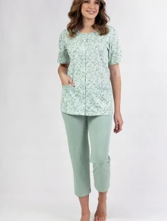 Pyžamo Regina 694 cr/r M-XL W25 dámské rozepínací