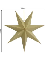 FSC 18x75CM béžová 7 MÍST DECORATIVNÍ ZÁVĚSNÝ STARLET