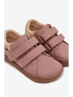 Dětské kožené polobotky Barefoot Růžové Bartek 8600355