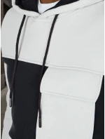 Pánská šedá mikina FashionStreet BX5911