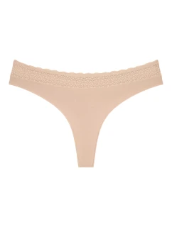 Dámská tanga Feel of Modal String 3P - YELLOW - béžová 0026 - TRIUMPH