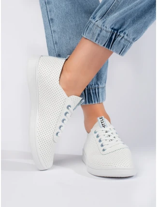 Pohodlné tenisky bílé dámské Pohodlné tenisky bílé dámské