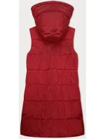 Červeno/béžová oboustranná dámská vesta s kapucí S'West (B8221-4) Červeno/béžová oboustranná dámská vesta s kapucí S'West (B8221-4)