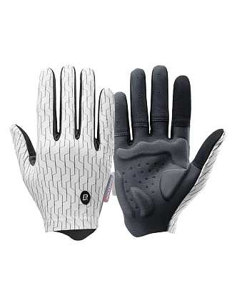 Rockbros plné sportovní rukavice pro jaro/léto velikost XL - bílé a černé