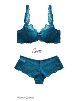 Dámská podprsenka M-3344/22 Cora Tmavě tyrkysová - Mat Dámská podprsenka M-3344/22 Cora Tmavě tyrkysová - Mat