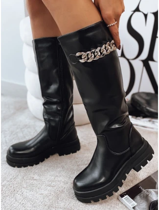 JOLIA dámské kozačky černé FashionStreet ZY0430