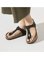 Birkenstock Gizeh Birko-Flor women's Narrow Black žabky pro úzkou nohu vegan black (1020487) dámské Birkenstock Gizeh Birko-Flor women's Narrow Black žabky pro úzkou nohu vegan black (1020487) dámské