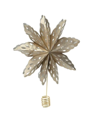 VÁNOČNÍ STROMEČEK HVĚZDA TIP 30CM PAPÍR ZLATÝ