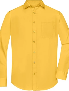 Daiber JN 678 Popelínová košile s dlouhým rukávem 02.0678 yellow
