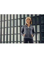 Promodoro 7725 Dámská pletená fleecová bunda 40.7725 heather grey Promodoro 7725 Dámská pletená fleecová bunda 40.7725 heather grey