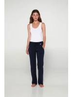 Vamp - Jednobarevné dlouhé kalhoty 20215 - Vamp Vamp - Jednobarevné dlouhé kalhoty 20215 - Vamp