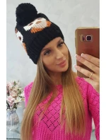Dámská čepice Owl K340 černá Dámská čepice Owl K340 černá