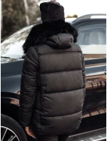 NORDKOLL dámská zimní prošívaná bunda s kapucí černá FashionStreet TY4711