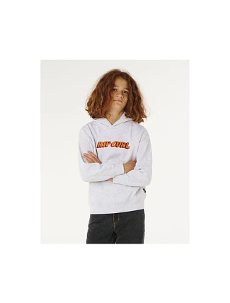 Chlapecká mikina RIP CURL Eternal Shred Logo Hood-Boy, šedá Chlapecká mikina RIP CURL Eternal Shred Logo Hood-Boy, šedá