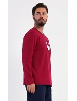 Pánské pyžamo dlouhé Bowling