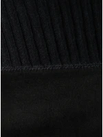 Pánský tmavě modrý zateplený svetr se stojáčkem FashionStreet WX2352