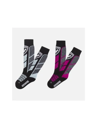 Ponožky Rossignol Jr Thermotech 2P růžové