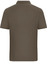 Daiber 8050 Bio polo "Colour-Block" 02.8050 muddy brown/sandstone