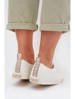 Dámské tenisky z eko kůže Big Star TT274023 Bílé