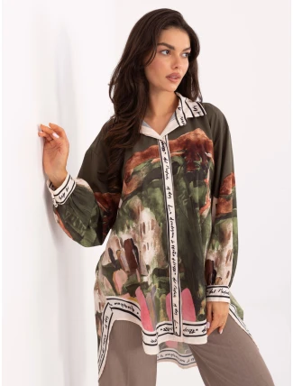 IT KS košile 18729.12 khaki IT KS košile 18729.12 khaki